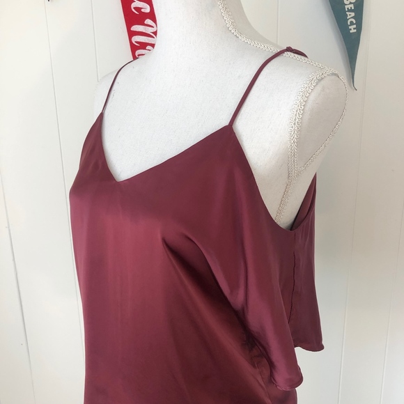 Wilfred Silk Cold Shoulder "Draveil" Blouse - Picture 2 of 4